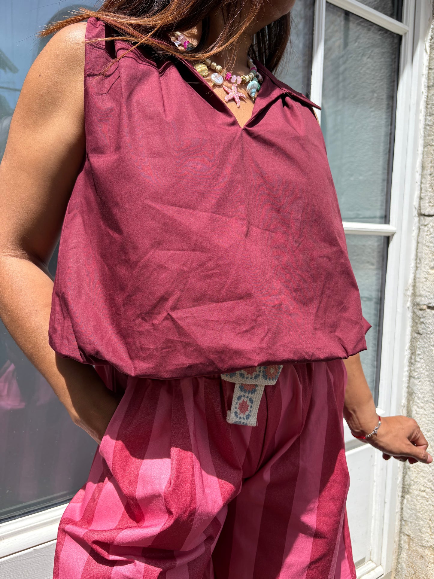 Blouse Aubergine