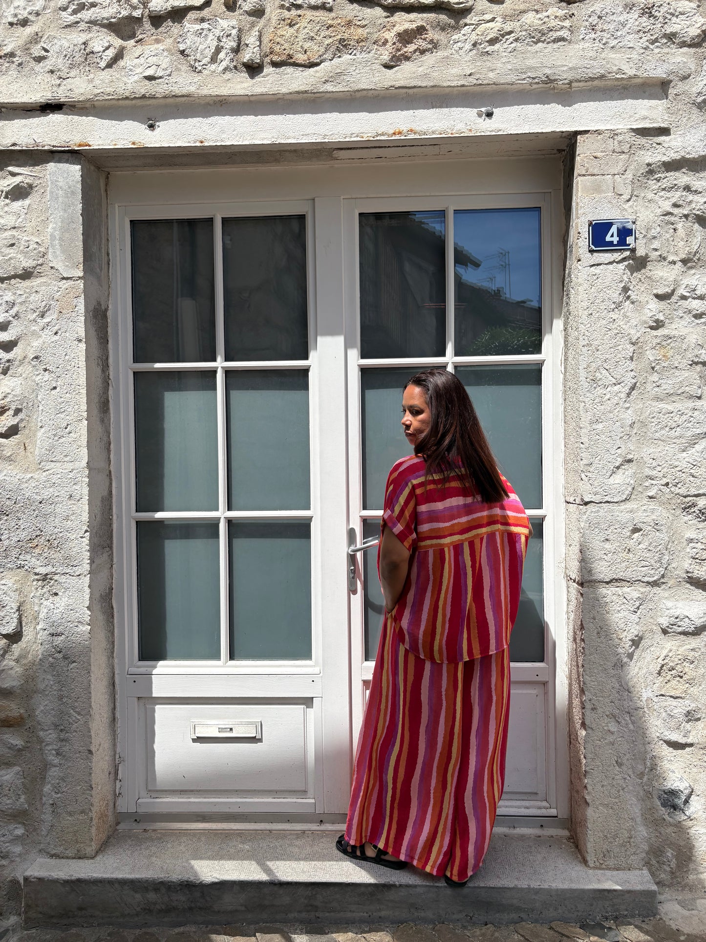 Ensemble Rayé Tee-shirt & Pantalon