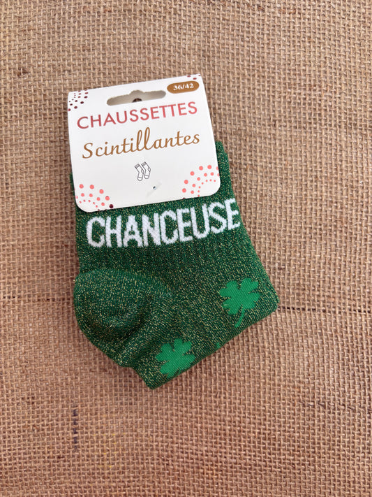 Chaussettes Scintillantes Chanceuse
