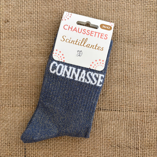 Chaussettes Scintillantes Connasse
