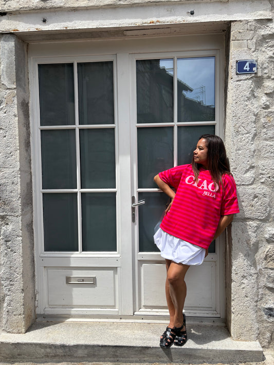 Tee-Shirt Ciao Bella Rose