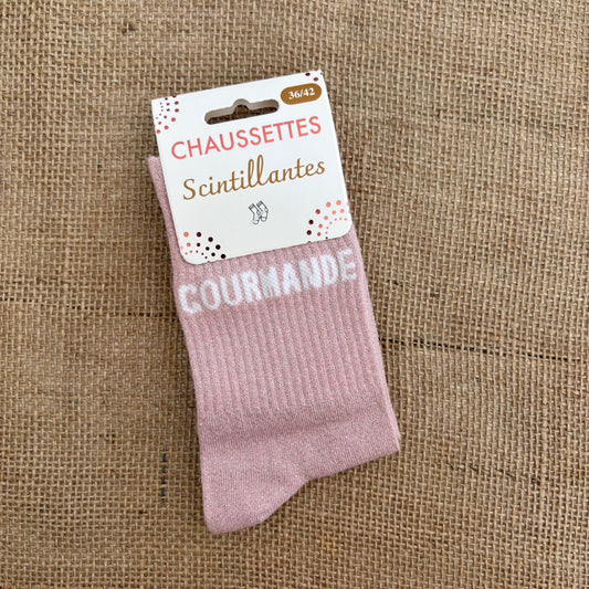 Chaussettes Scintillantes Gourmande